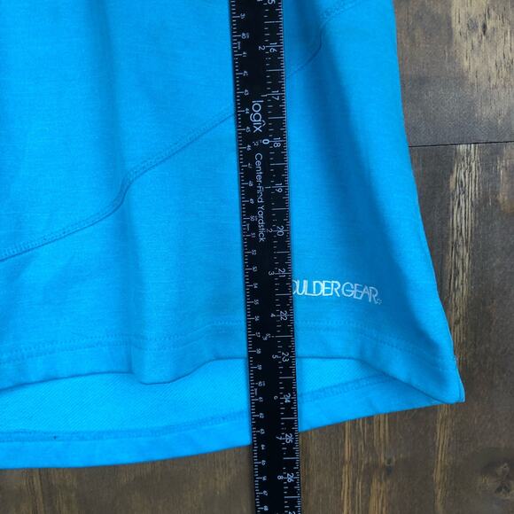 Boulder Gear Womens Jacket Blue Fleece 1/4 Zip Gorpcore Outdoors Warm Medium - Picture 9 of 12